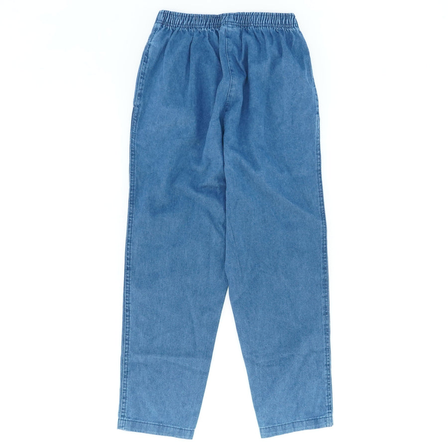 Blue Elastic Waist Jeans - Size 12
