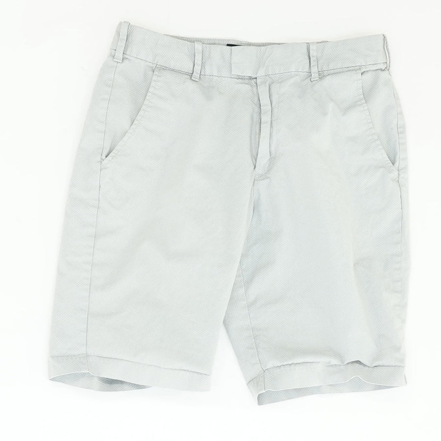Gray Polka Dot Khaki Shorts
