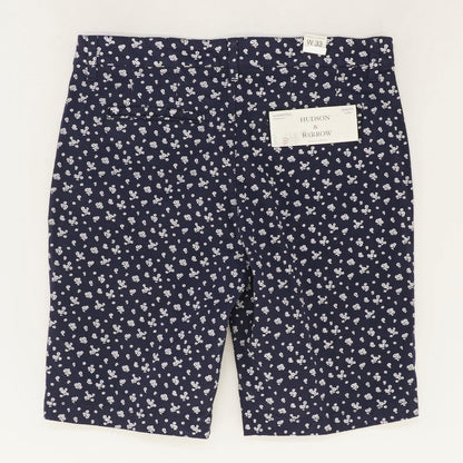 Navy Floral Chino Shorts