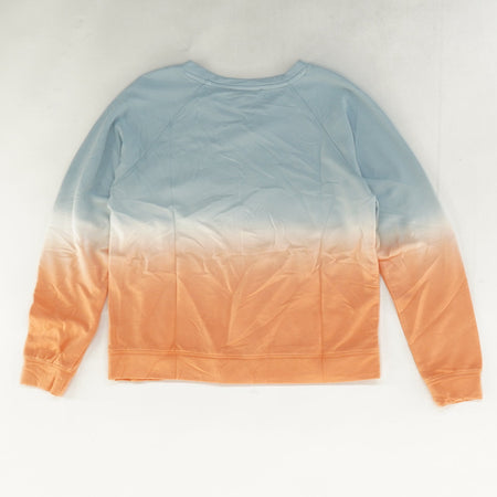 Happy Days Sweatshirt in Sky Blue and Sherbet Airbrush