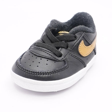 Air Force One Crib Sneakers In Black Size 3T