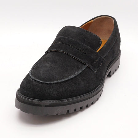 Black Leather Loafer