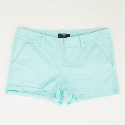 Turquoise Solid Chino Shorts