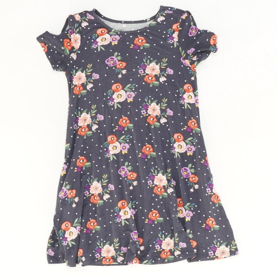 Gray Floral Dress Size Youth M