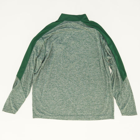 Green Embroidered Detail Pullover