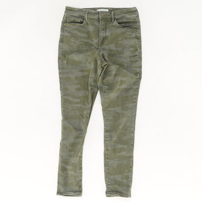 Green Camo High-Rise Skinny Jeans