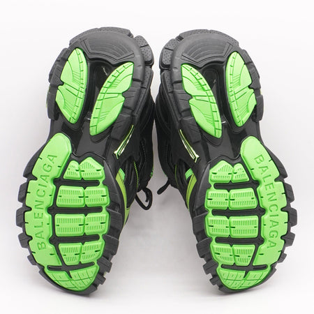 Track.2 Chunky Low-Top Sneakers in Black/Green