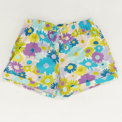 Floral Tie-Waist Shorts - Size Youth 12Y