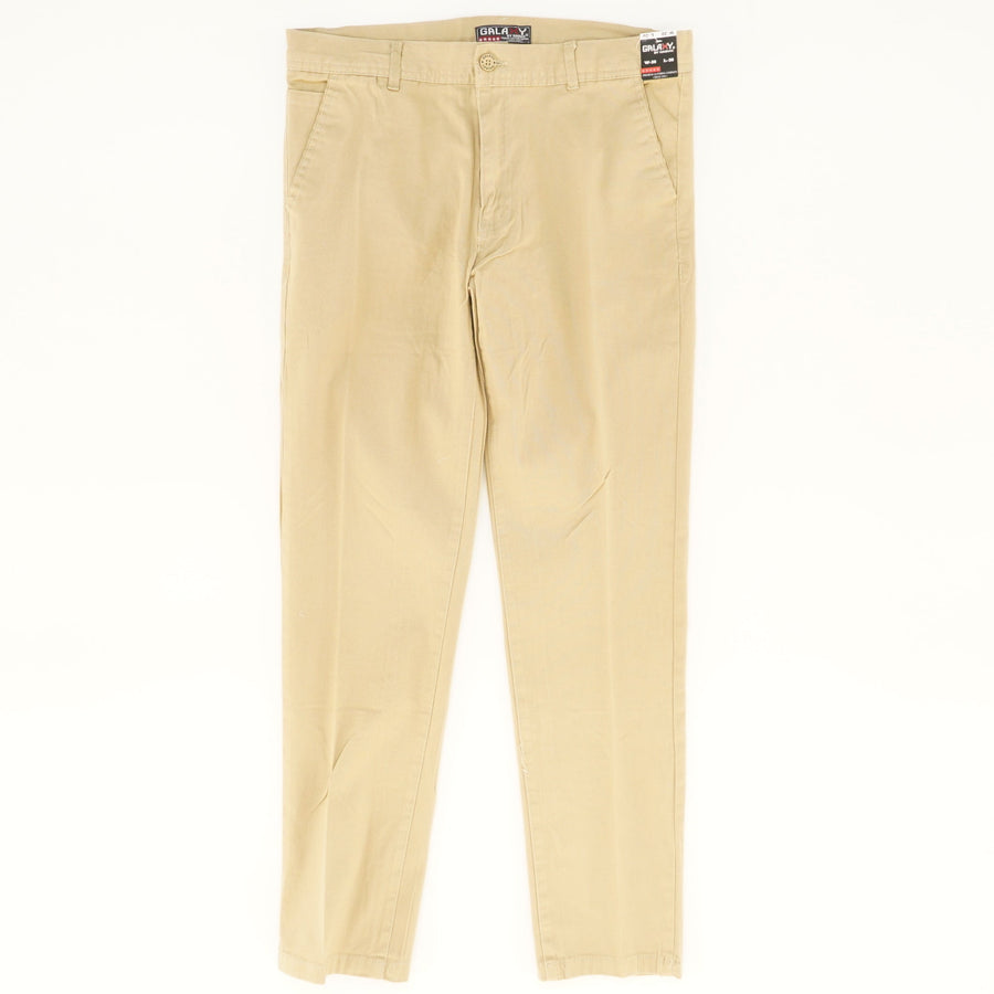 Khaki Slim Chino Pants - Size 30x30