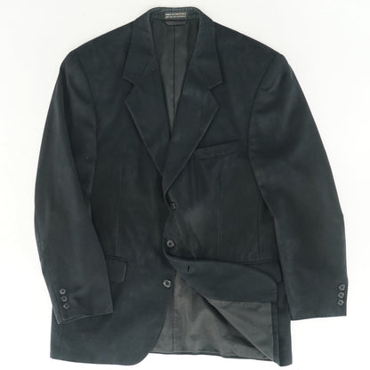 Black Faux Suede Sport Coat Size US36R (EU46R)