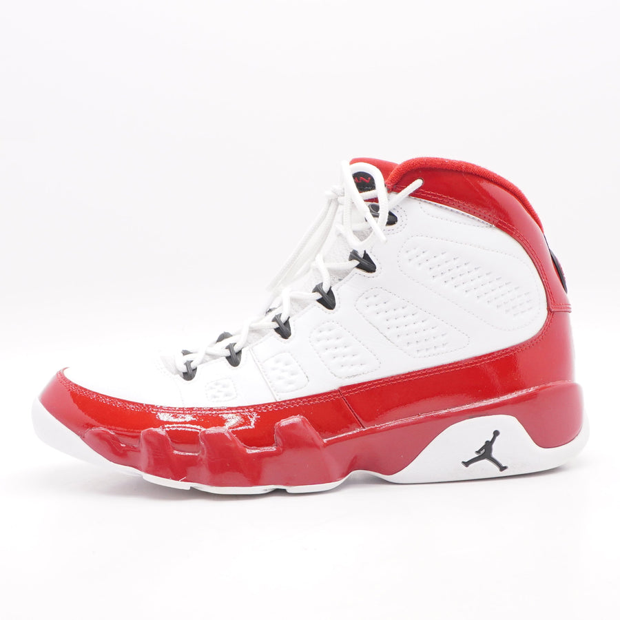Jordan 9 Retro White Gym Red High-Top Sneakers