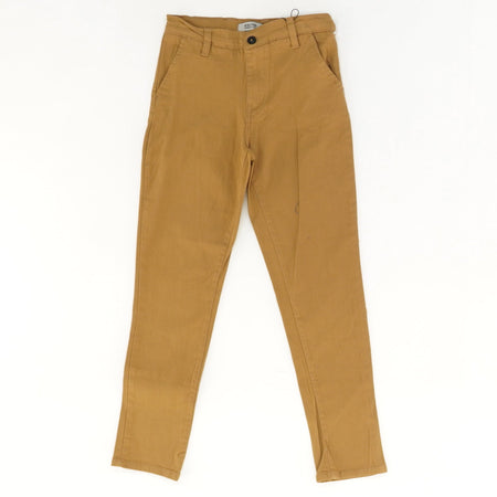 Slim-Fit Classic Khaki Pants in Tobacco