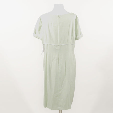 Pale Green Midi Dress Size 16