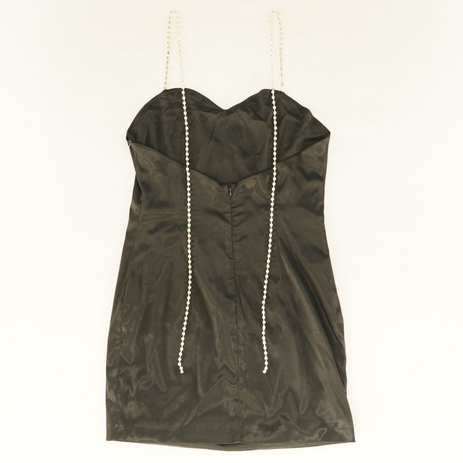 Black Embellished Mini Dress - Size XS/S