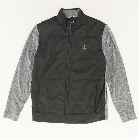 Charcoal Colorblock Lightweight Jacket
