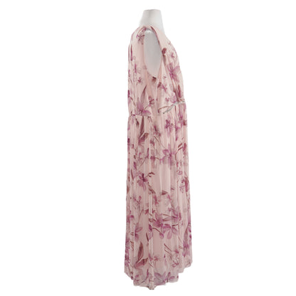 Pink Floral Maxi Dress