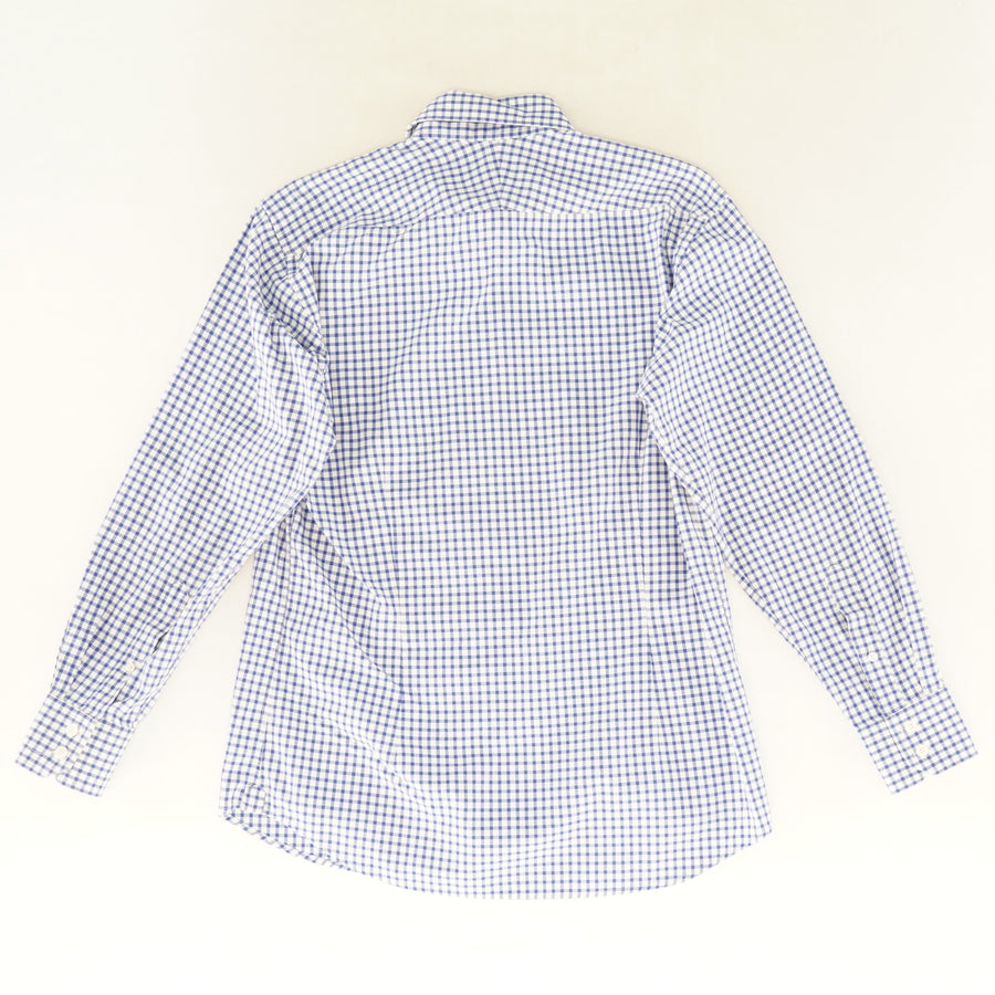 St James Slim Fit Check Button Down Shirt - Size 15