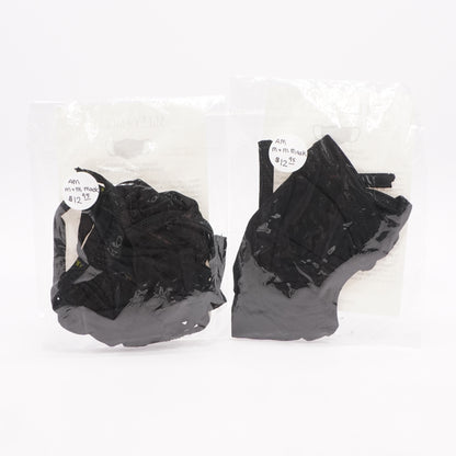2 Pack Black Double Layer Reusable Fashion Masks