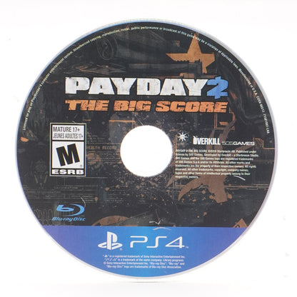 Payday 2 The Big Score Game for PS4