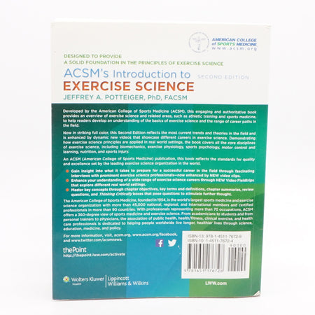 ACSM's Introduction to Exercise Science: 2nd Edition