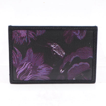 Black Floral Card Case
