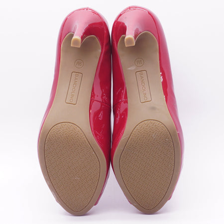Red Rainaa Heel Toe Stiletto -Size 9
