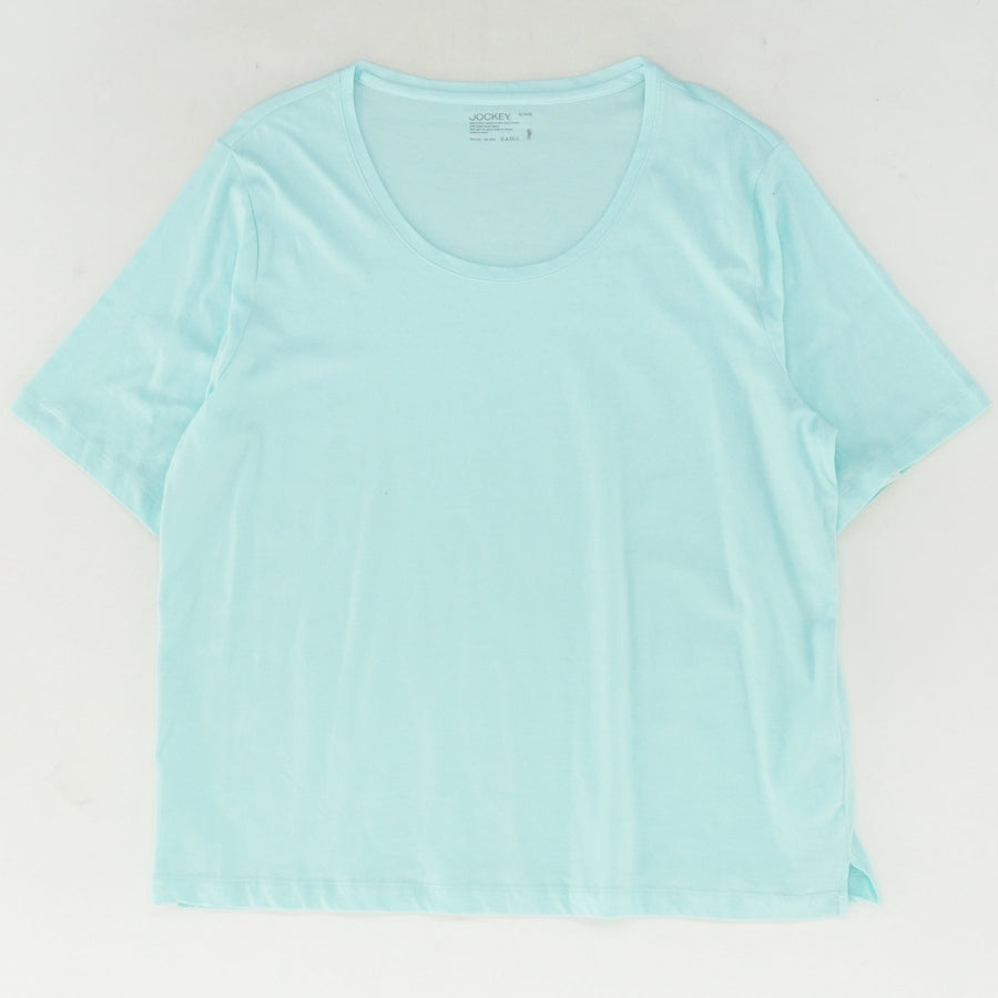 Aqua Crewneck Short Sleeve T-Shirt Size S-XL