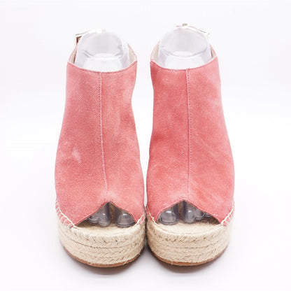 Pink Olivia Espadrille Wedge Sandal - Size 6, 6.5