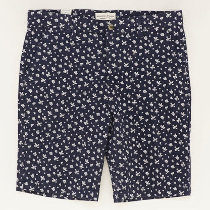 Navy Floral Chino Shorts