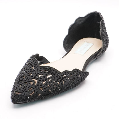 Black Lucy D'Orsay Flats