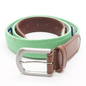 Bowsprit Woven Belt in Spring Green Size 32, 34, 40, 44