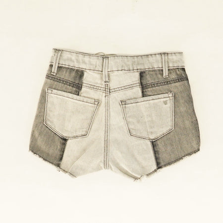 Two-Toned High Rise Shorts