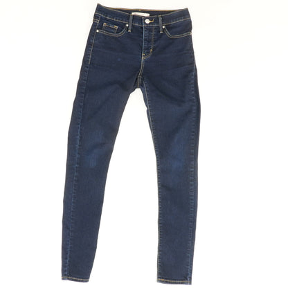 311 Navy Mid Rise Skinny Jeans