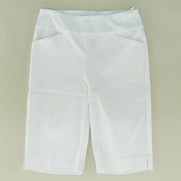 White 13" Bermuda Short