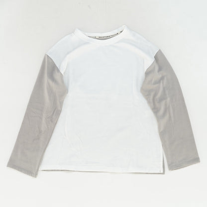 White Color Block Active T-Shirt