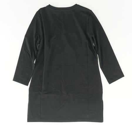 3/4 Sleeve Knit Top in Black