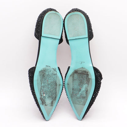 Black Lucy D'Orsay Flats