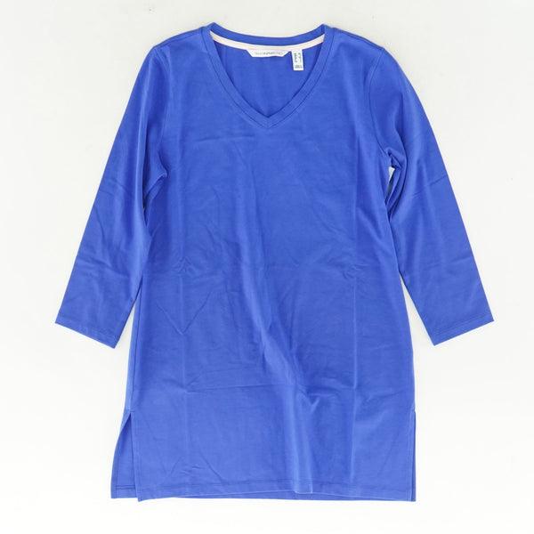 3/4 Sleeve Knit Top in Blue Azure
