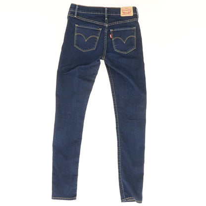 311 Navy Mid Rise Skinny Jeans