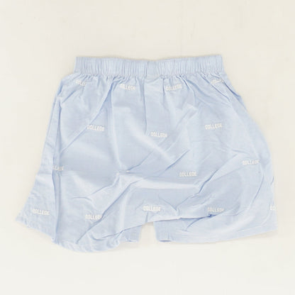 Blue Embroidered Detail Boxers