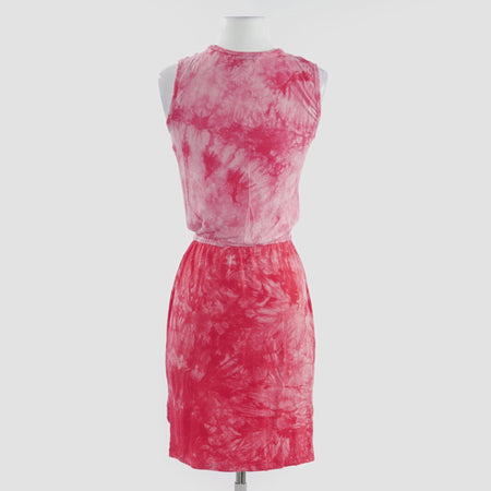 Drawstring Waist Tie Dye Tank Dress Size 2