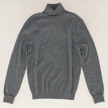Gray Turtleneck Sweater