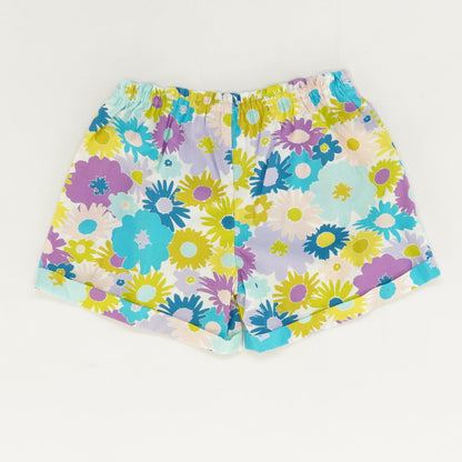 Floral Tie-Waist Shorts - Size Youth 12Y