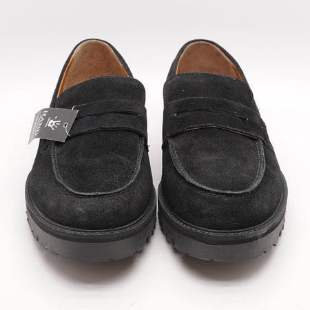 Black Leather Loafer