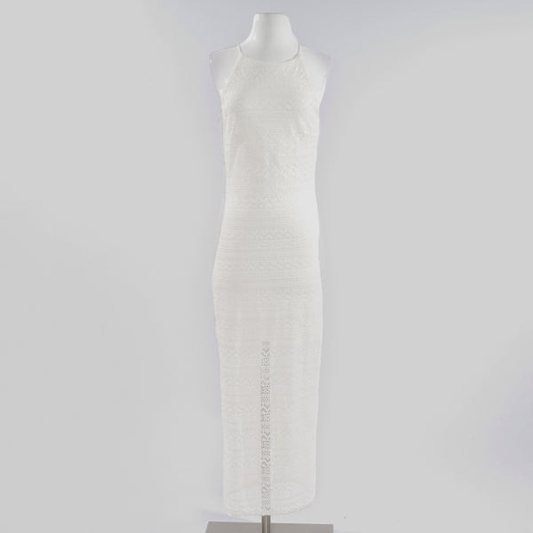 White Lace Sleeveless Maxi Dress Size XS/S