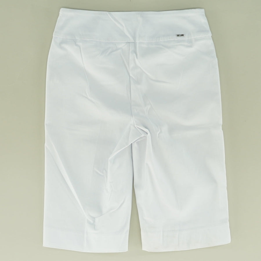 White 13" Bermuda Short