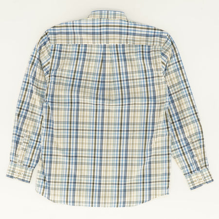 Will Plaid Blue Long Sleeve Button Down