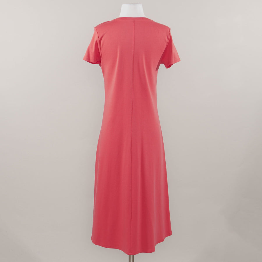 Pink Short Sleeve Maxi Dress Size XS