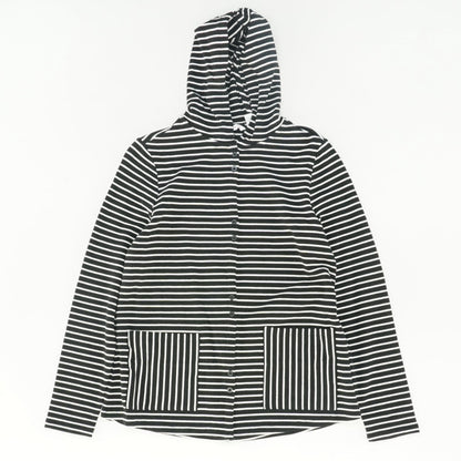Black Striped Long Sleeve Blouse